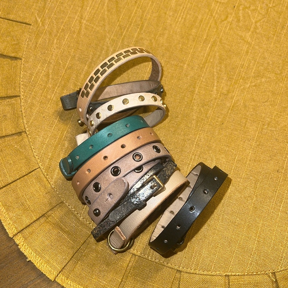 Vintage J Crew Leather & Studded Bracelet